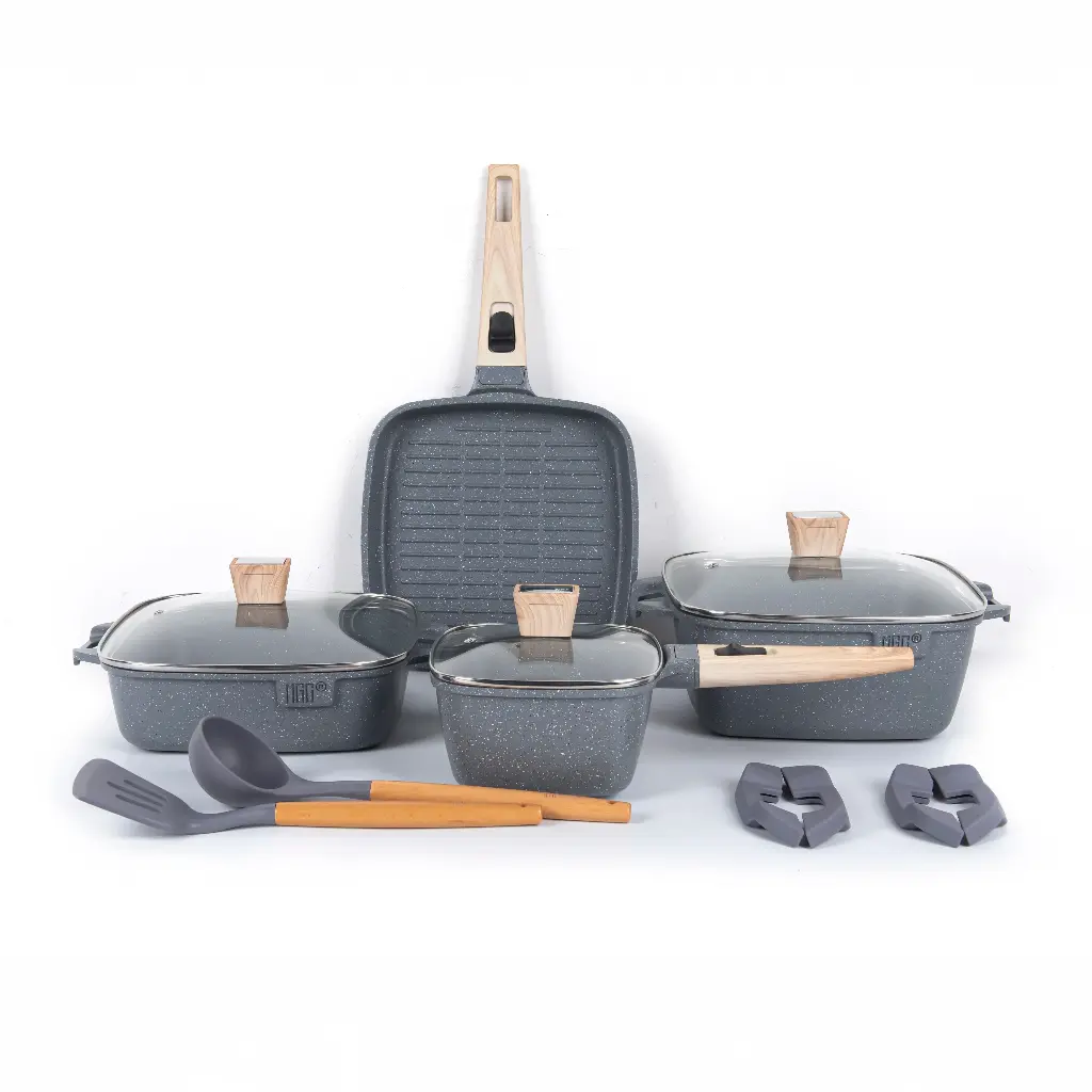 BATERIA DE COCINA 11 
PIEZAS ANTIADHERENTE