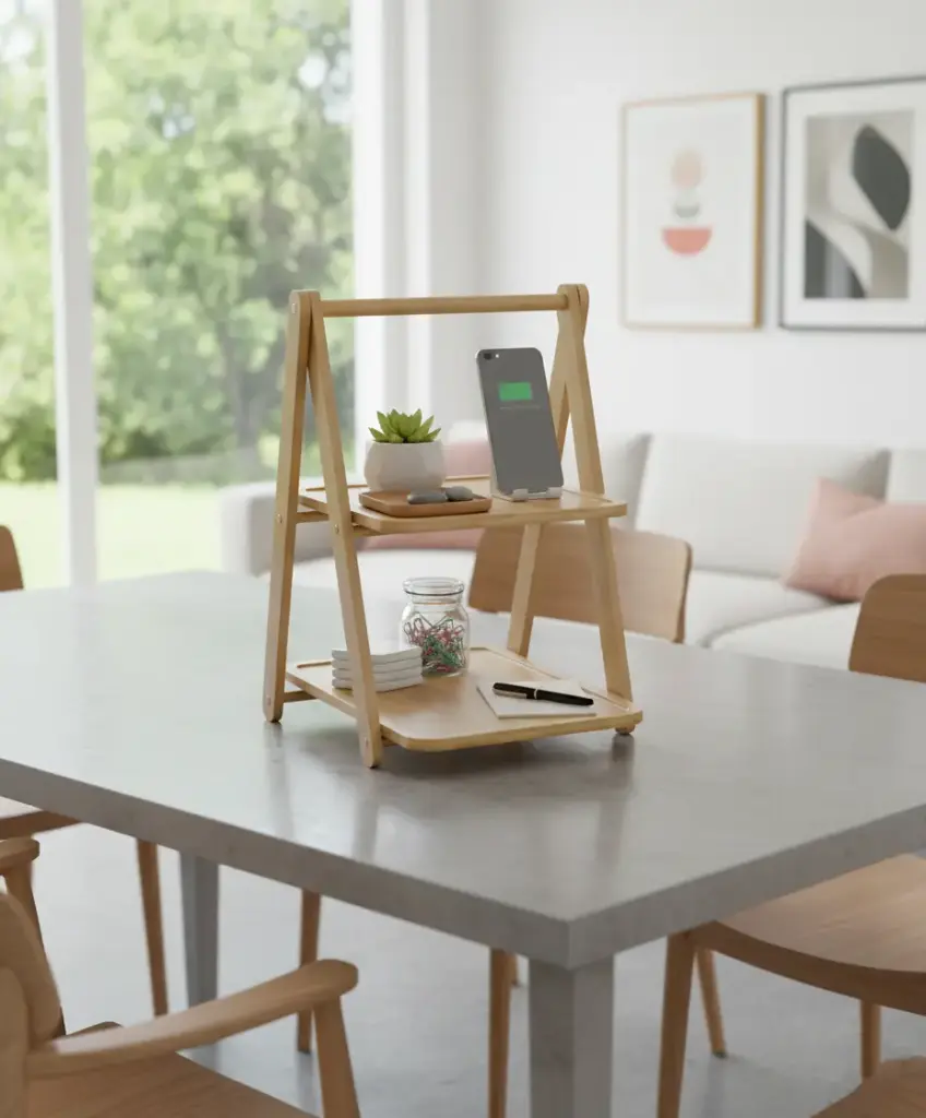 Organizado de mesa bamboo