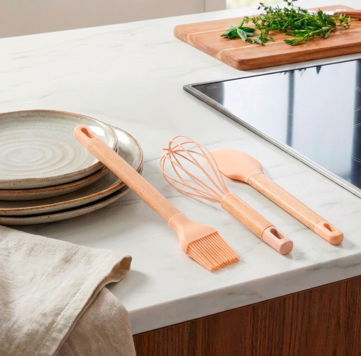 [3015-01] Set utencilios para hornear (Pincel, Batidor, Espátula)