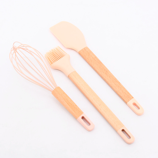 [3015-01] Set utencilios para hornear (Pincel, Batidor, Espátula)