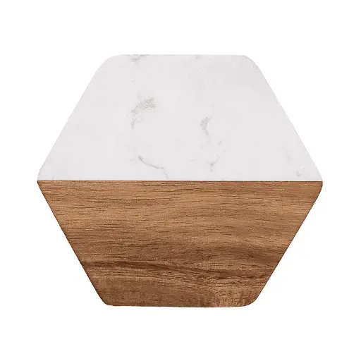 [3037-01] POSAVASOS PARA TAZAS HEXAGONO 2 PIEZAS