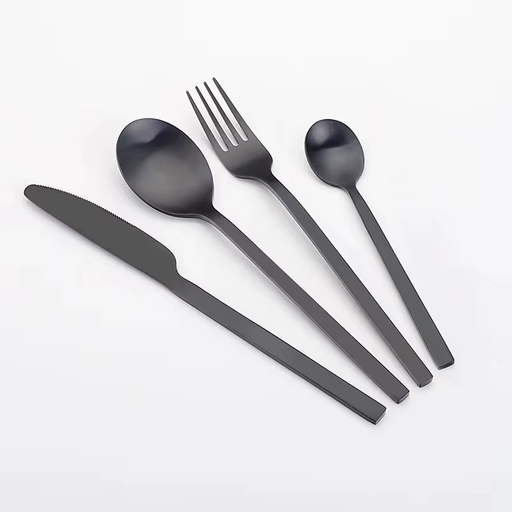 [3126-01] Juego de cubiertos con diseño x 24 piezas