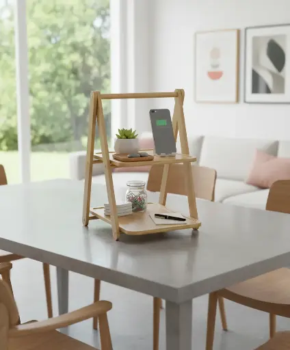 [3150] Organizado de mesa bamboo