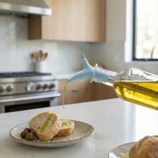 [3016] Dispensador de aceite azul